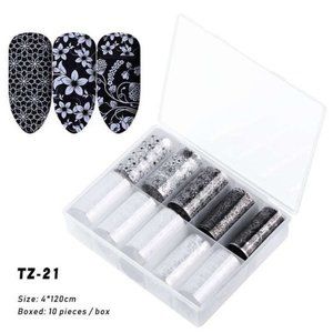 Transfer Nail Decal Sheets